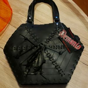 Demonia Spider Web purse